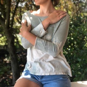 Cynthia Rowley Olive Long Sleeve Tee